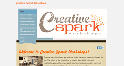 Desktop Screenshot of creativesparkworkshops.com